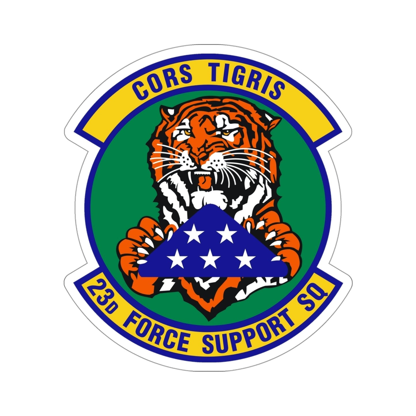 23d Force Support Squadron (U.S. Air Force) STICKER Vinyl Die-Cut Decal-4 Inch-The Sticker Space