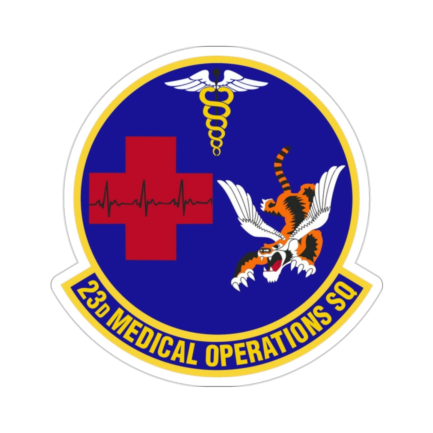 23d Medical Operations Squadron (U.S. Air Force) STICKER Vinyl Die-Cut Decal-2 Inch-The Sticker Space