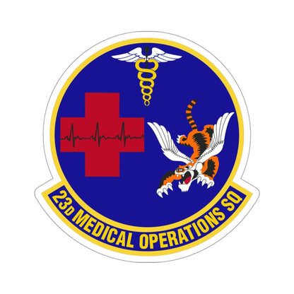 23d Medical Operations Squadron (U.S. Air Force) STICKER Vinyl Die-Cut Decal-4 Inch-The Sticker Space