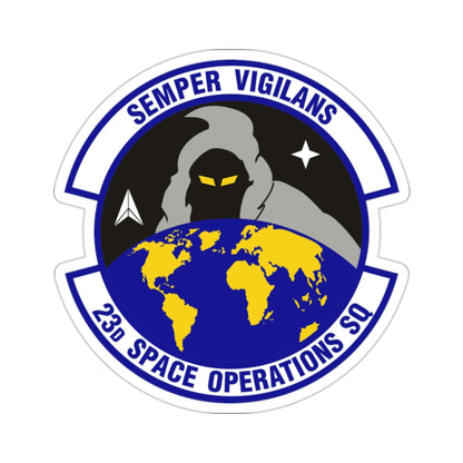 23d Space Operations Squadron (U.S. Air Force) STICKER Vinyl Die-Cut Decal-2 Inch-The Sticker Space