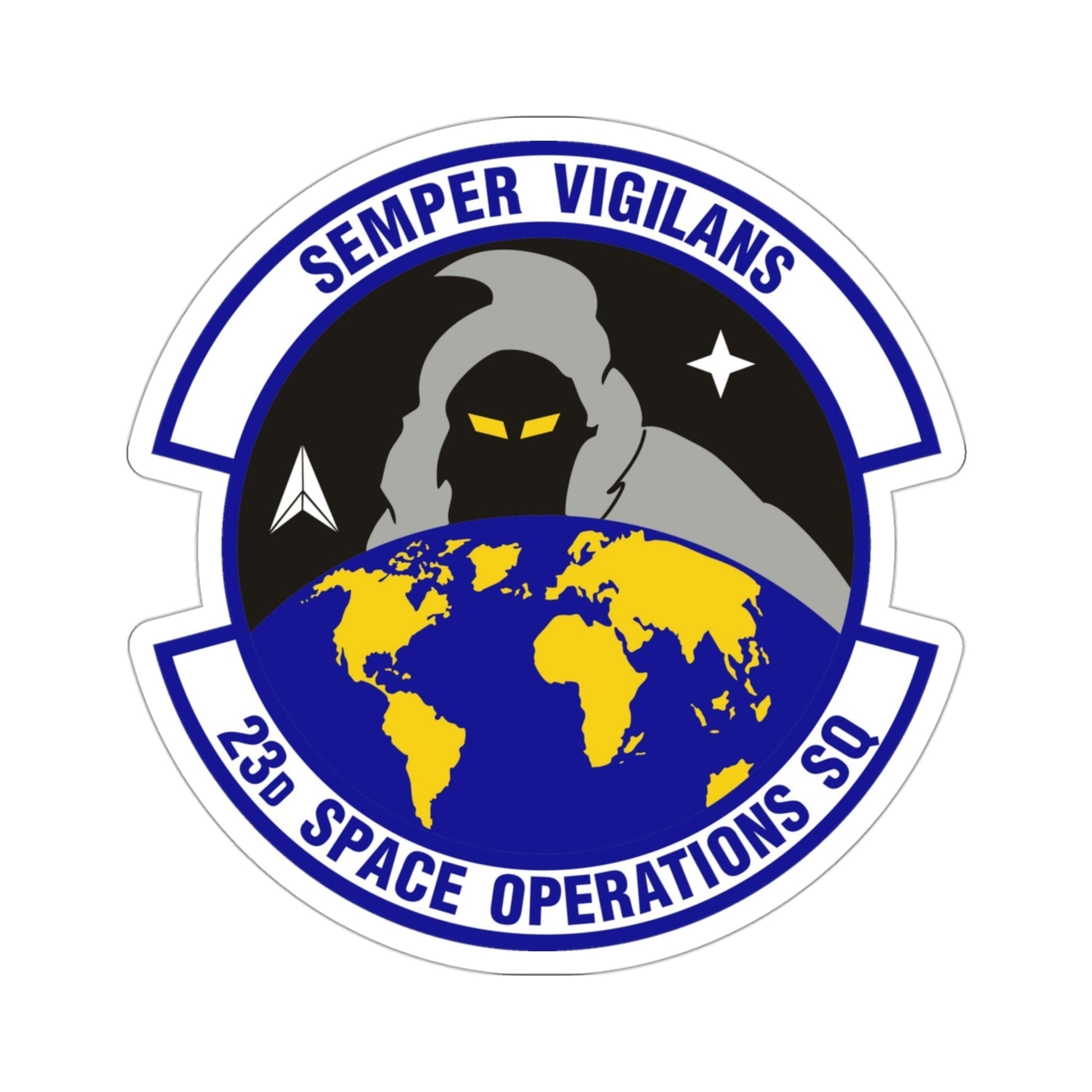 23d Space Operations Squadron (U.S. Air Force) STICKER Vinyl Die-Cut Decal-3 Inch-The Sticker Space