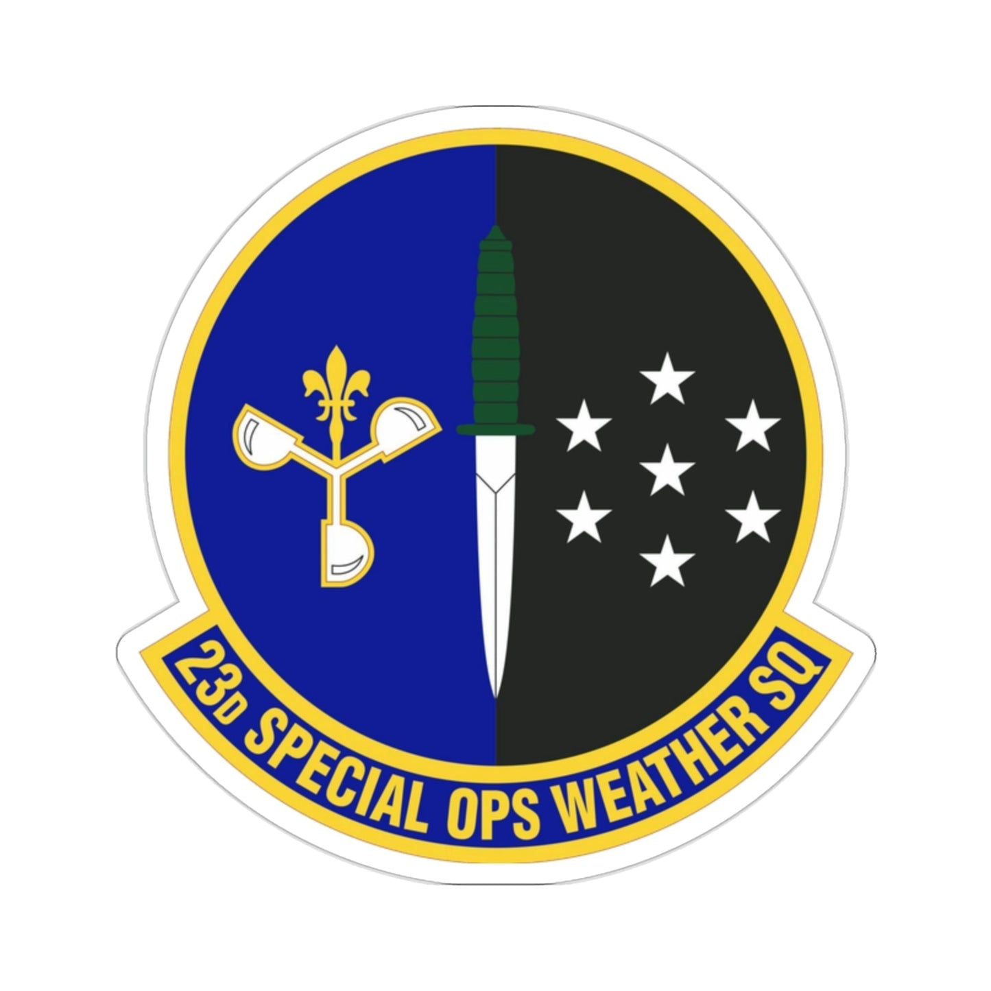 23d Special Operations Weather Squadron (U.S. Air Force) STICKER Vinyl Die-Cut Decal-2 Inch-The Sticker Space