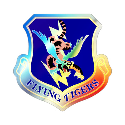 23d Wing (U.S. Air Force) Holographic STICKER Die-Cut Vinyl Decal-2 Inch-The Sticker Space