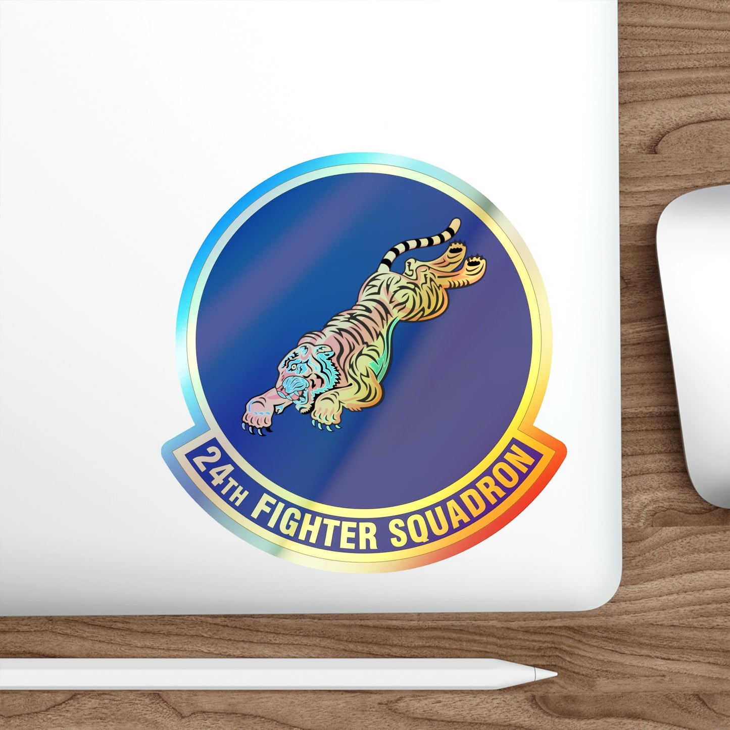 24 Fighter Squadron ACC (U.S. Air Force) Holographic STICKER Die-Cut Vinyl Decal-The Sticker Space