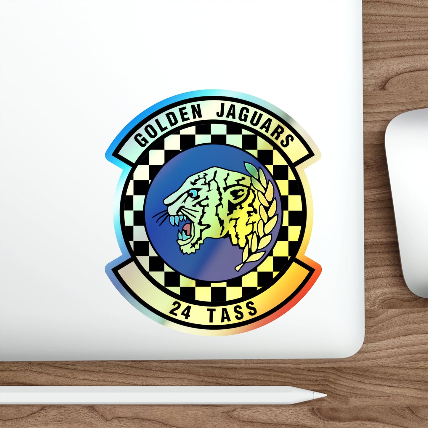 24 Tactical Air Support Squadron ACC (U.S. Air Force) Holographic STICKER Die-Cut Vinyl Decal-The Sticker Space