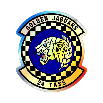 24 Tactical Air Support Squadron ACC (U.S. Air Force) Holographic STICKER Die-Cut Vinyl Decal-2 Inch-The Sticker Space