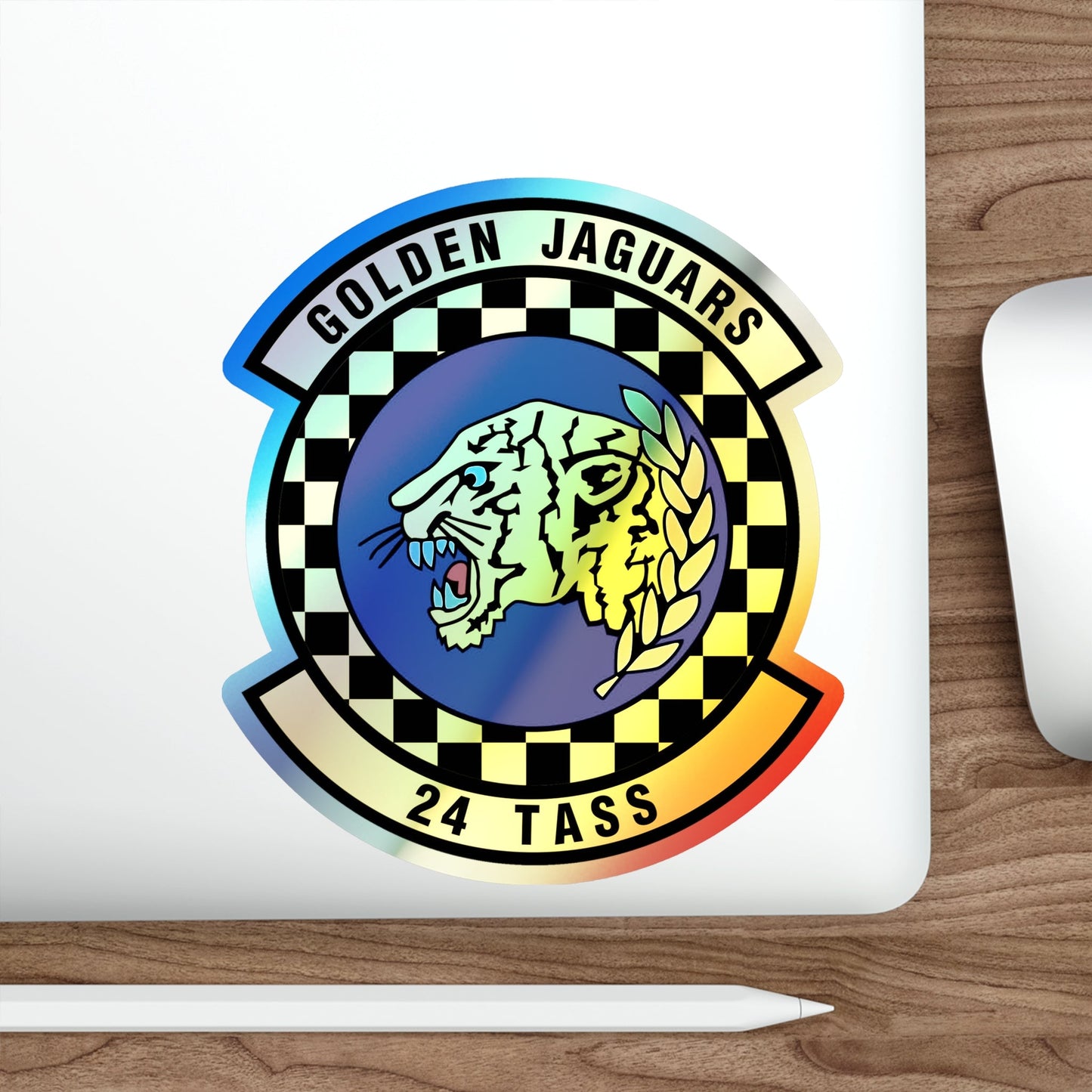 24 Tactical Air Support Squadron ACC (U.S. Air Force) Holographic STICKER Die-Cut Vinyl Decal-The Sticker Space