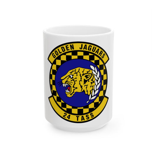 24 Tactical Air Support Squadron ACC (U.S. Air Force) White Coffee Mug-15oz-The Sticker Space