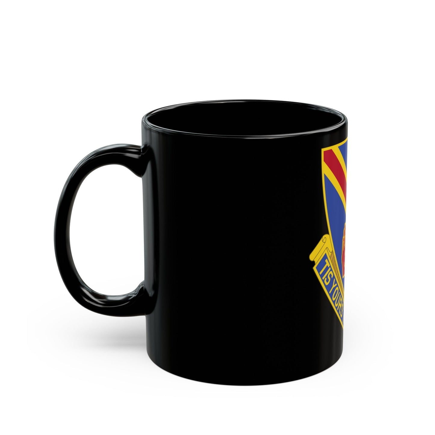 241 Engineer Battalion (U.S. Army) Black Coffee Mug-The Sticker Space