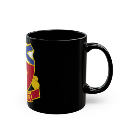 242 Engineer Battalion (U.S. Army) Black Coffee Mug-The Sticker Space