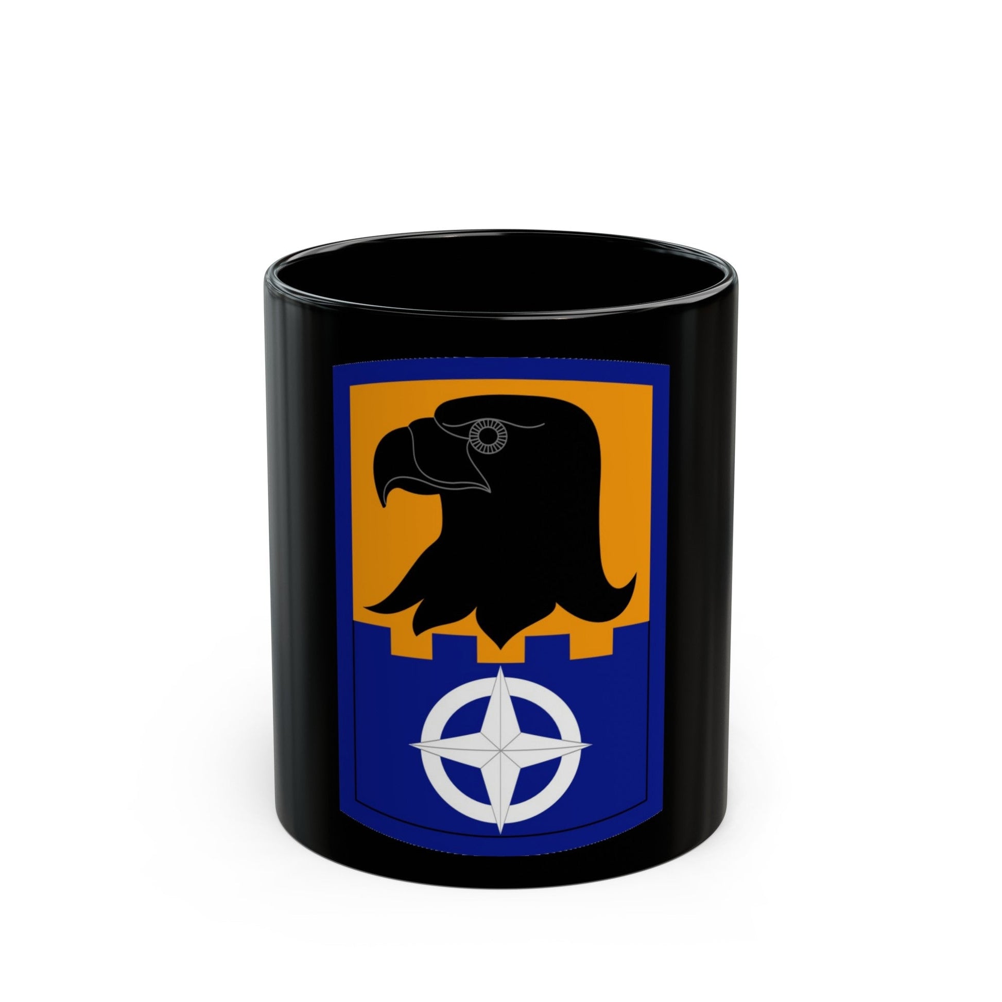 244 Aviation Brigade (U.S. Army) Black Coffee Mug-11oz-The Sticker Space