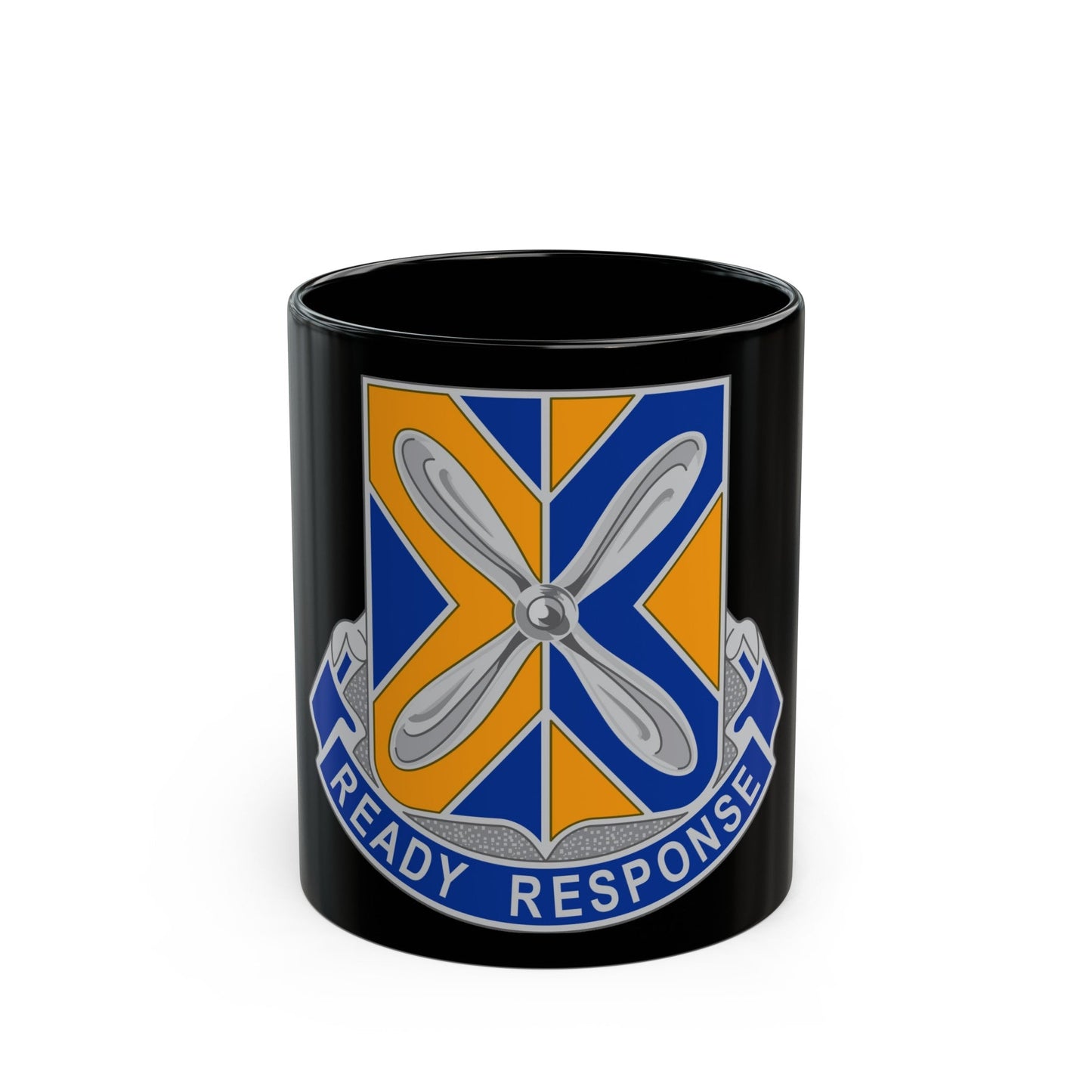 244 Aviation Regiment (U.S. Army) Black Coffee Mug-11oz-The Sticker Space