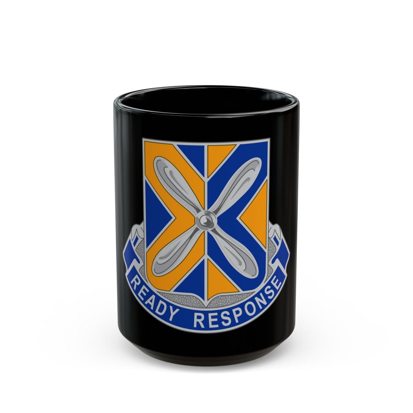 244 Aviation Regiment (U.S. Army) Black Coffee Mug-15oz-The Sticker Space