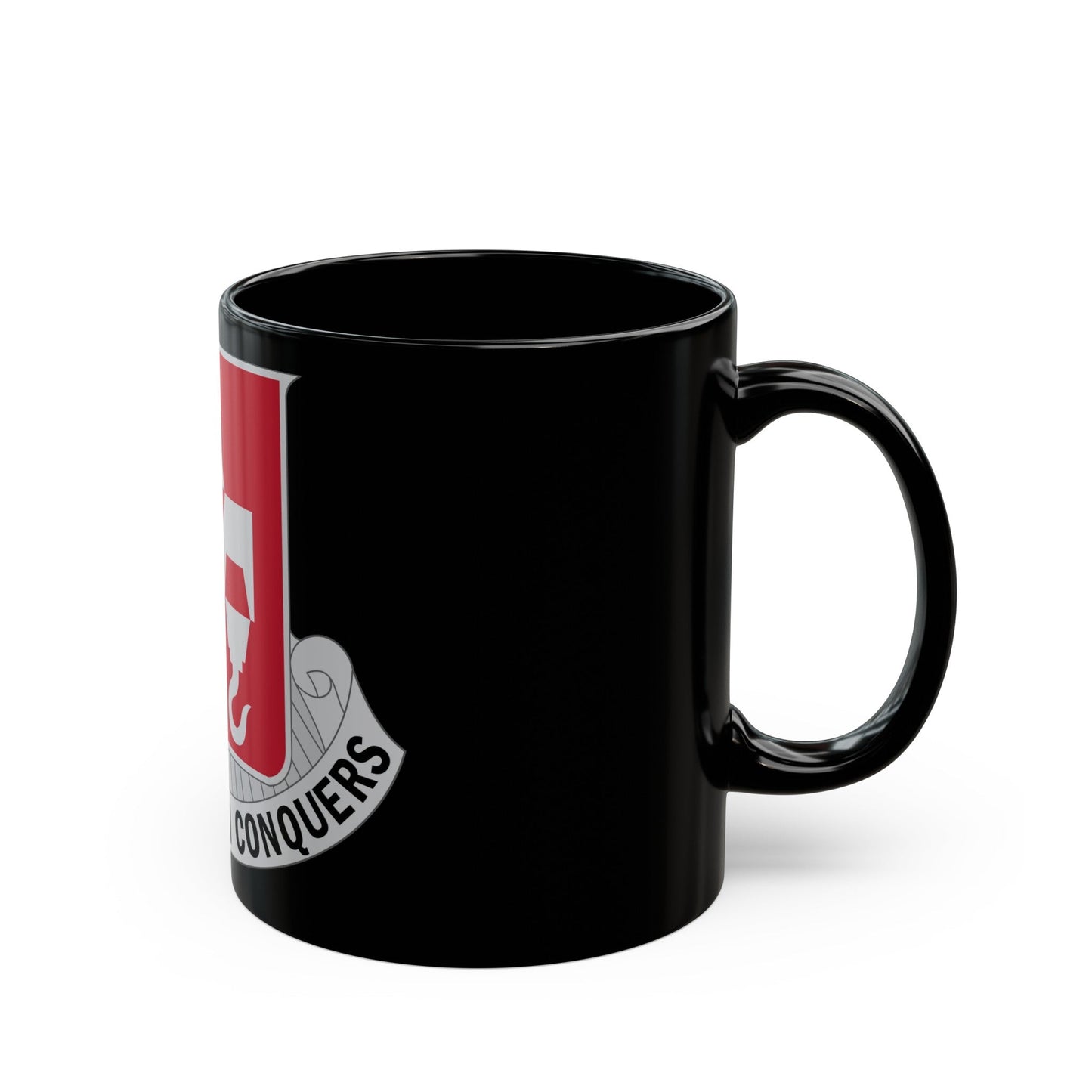 244 Engineer Battalion (U.S. Army) Black Coffee Mug-The Sticker Space