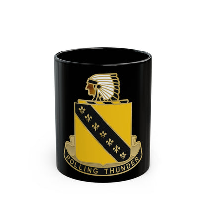 245 Armor Regiment (U.S. Army) Black Coffee Mug-11oz-The Sticker Space