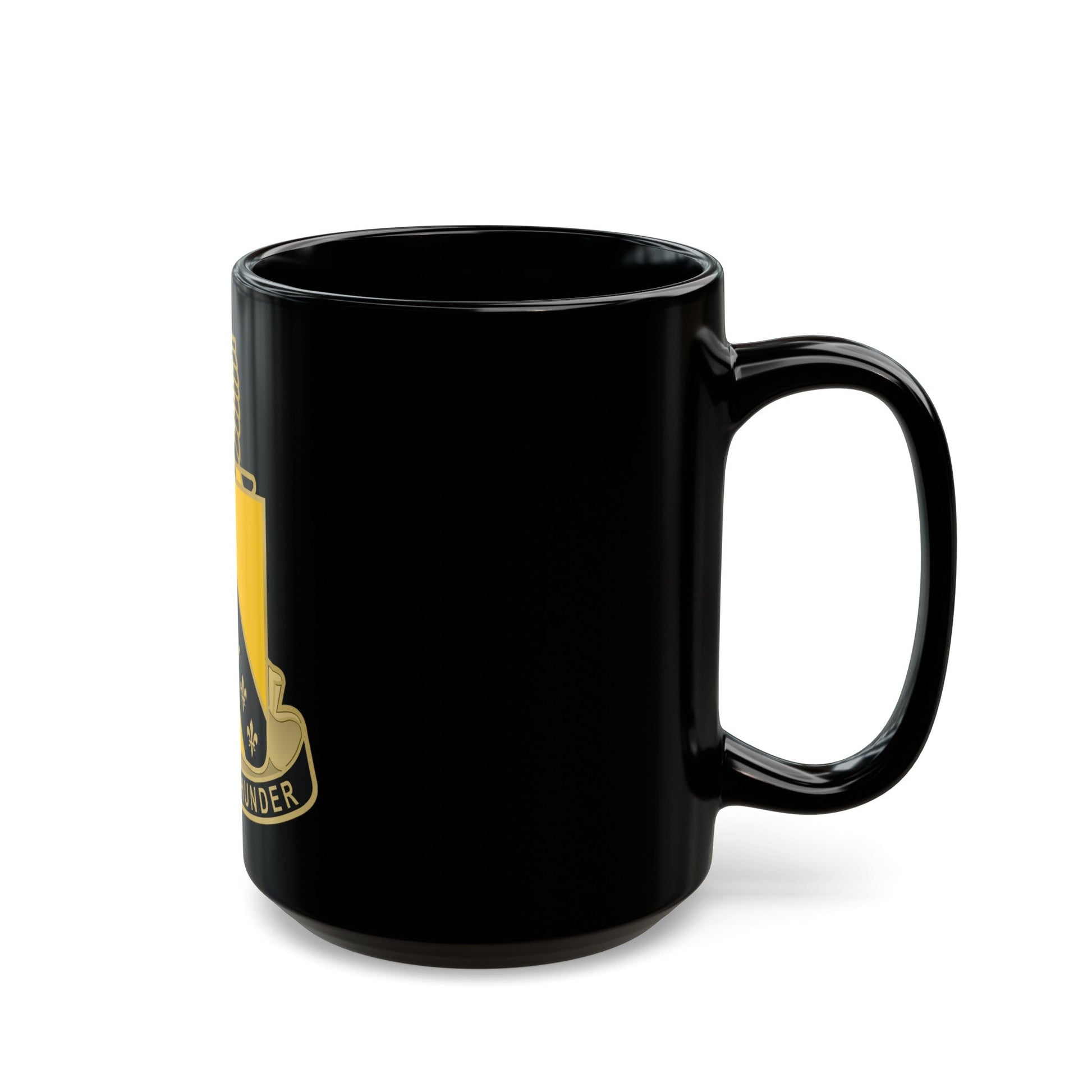 245 Armor Regiment (U.S. Army) Black Coffee Mug-The Sticker Space