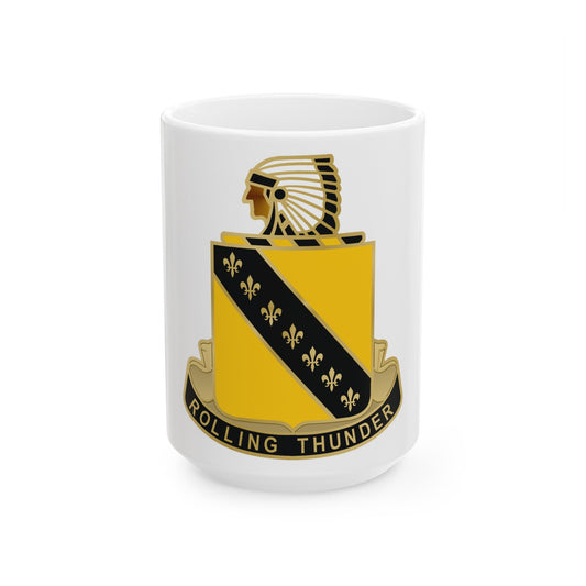245 Armor Regiment (U.S. Army) White Coffee Mug-15oz-The Sticker Space