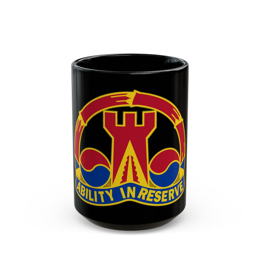 248 Engineer Battalion (U.S. Army) Black Coffee Mug-15oz-The Sticker Space