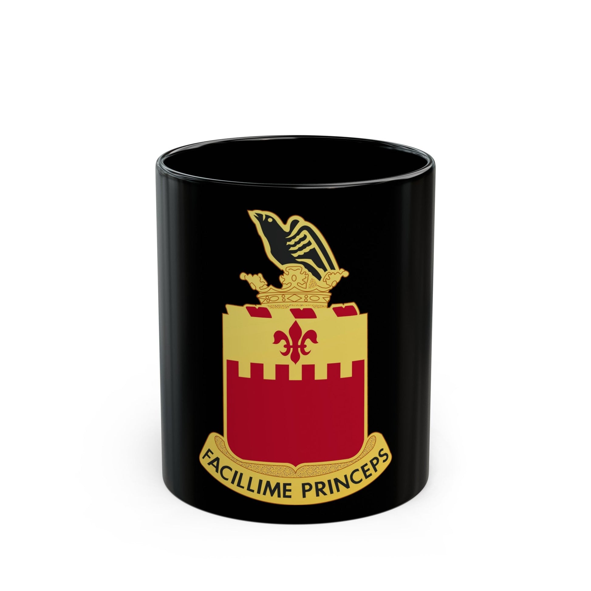 248th Artillery Regiment (U.S. Army) Black Coffee Mug-11oz-The Sticker Space