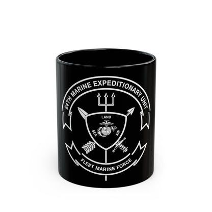 24th MEU BW (USMC) Black Coffee Mug-11oz-The Sticker Space