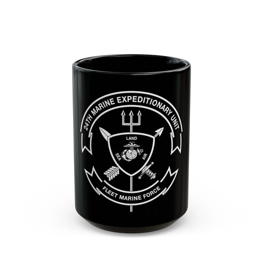 24th MEU BW (USMC) Black Coffee Mug-15oz-The Sticker Space