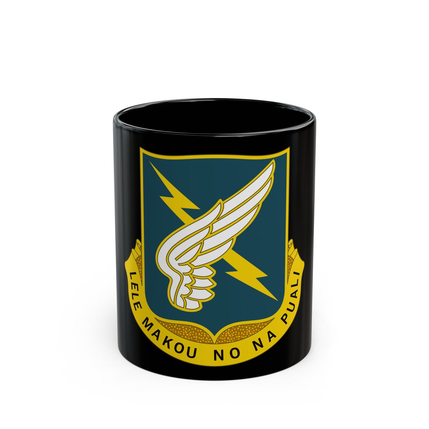 25 Aviation Regiment (U.S. Army) Black Coffee Mug-11oz-The Sticker Space
