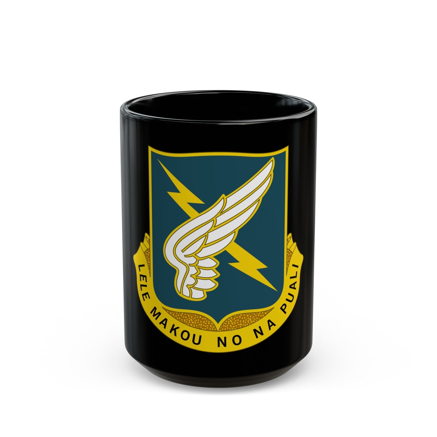 25 Aviation Regiment (U.S. Army) Black Coffee Mug-15oz-The Sticker Space