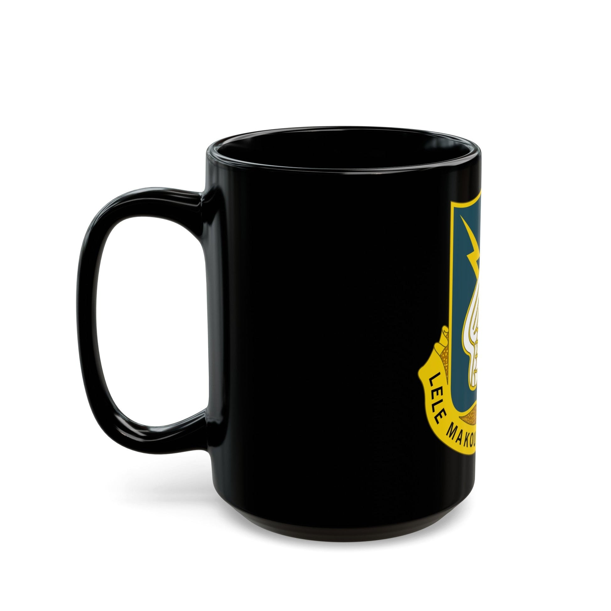25 Aviation Regiment (U.S. Army) Black Coffee Mug-The Sticker Space