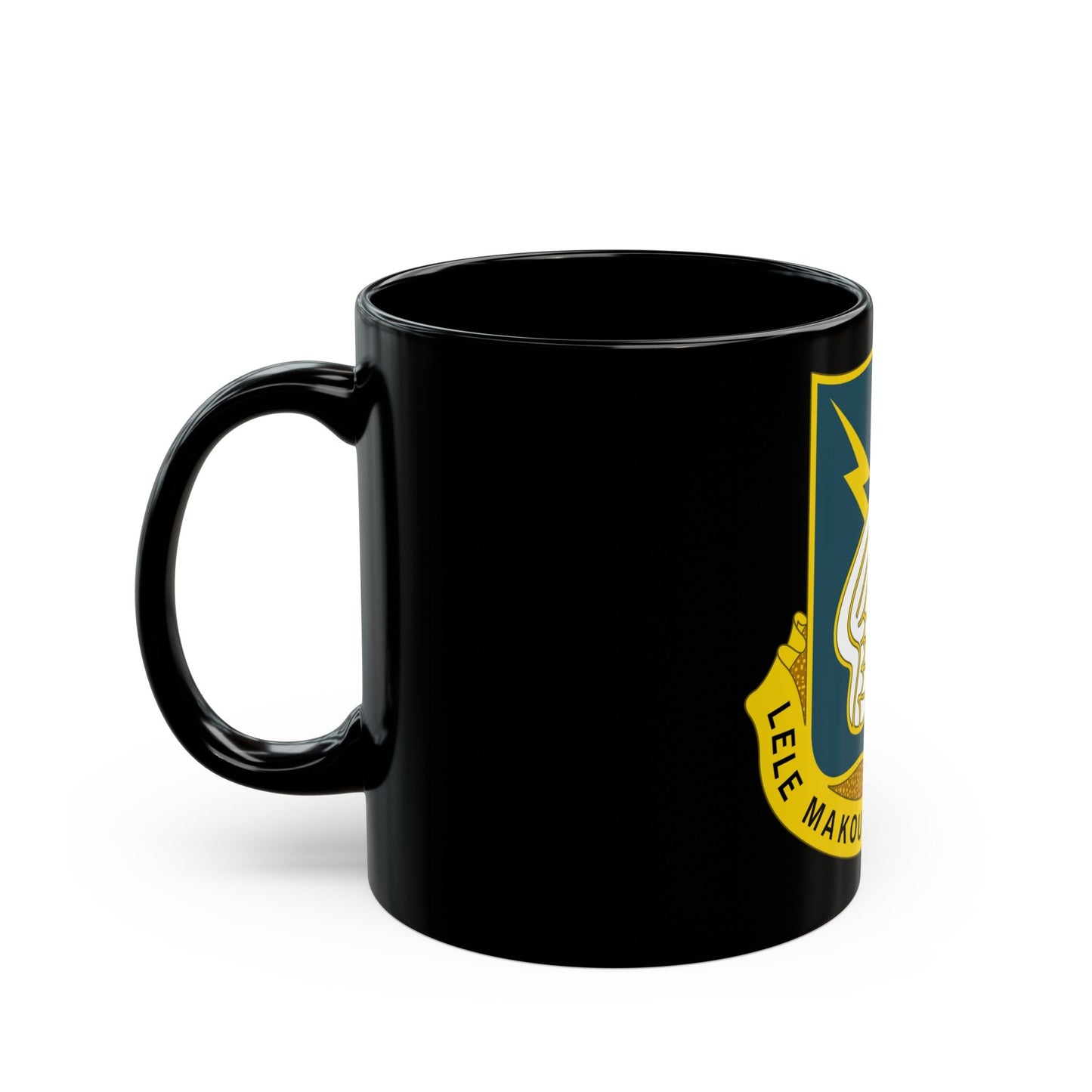 25 Aviation Regiment (U.S. Army) Black Coffee Mug-The Sticker Space