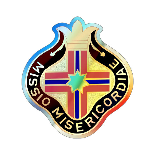 25 Surgical Hospital (U.S. Army) Holographic STICKER Die-Cut Vinyl Decal-6 Inch-The Sticker Space