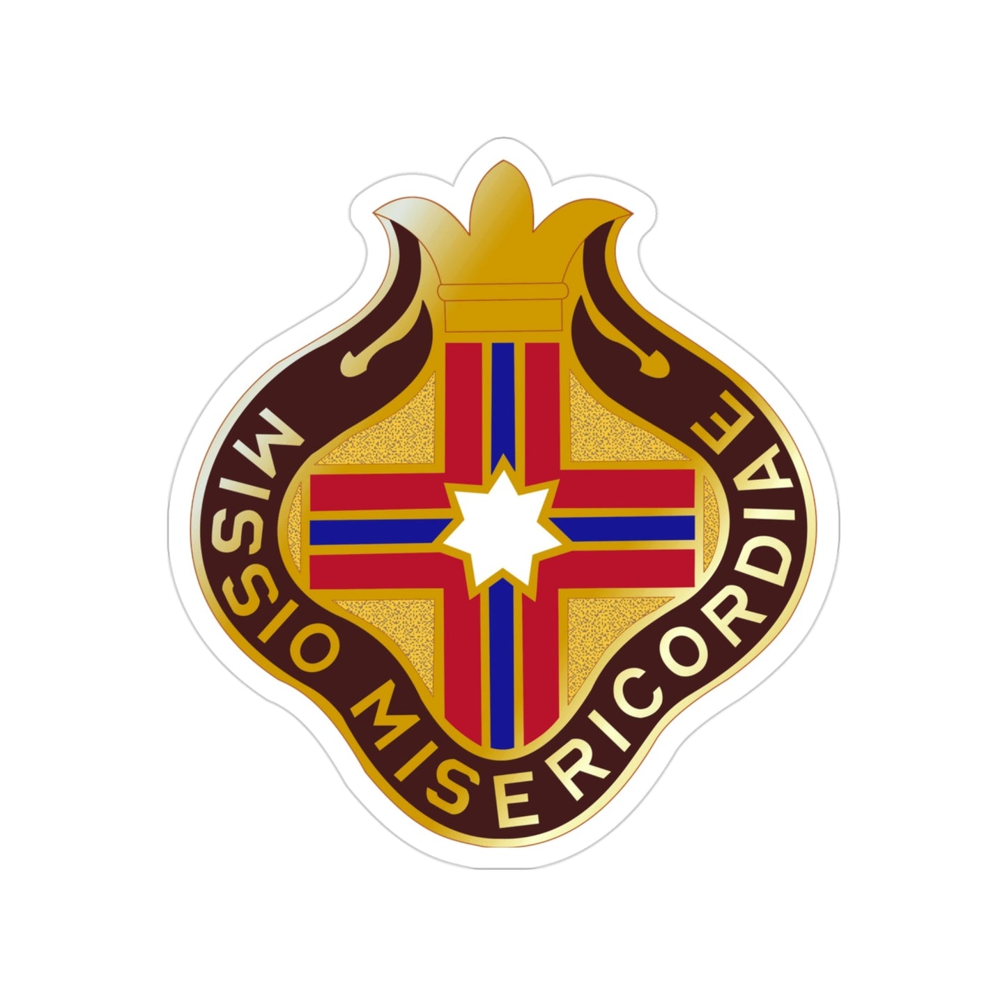 25 Surgical Hospital (U.S. Army) Transparent STICKER Die-Cut Vinyl Decal-3 Inch-The Sticker Space