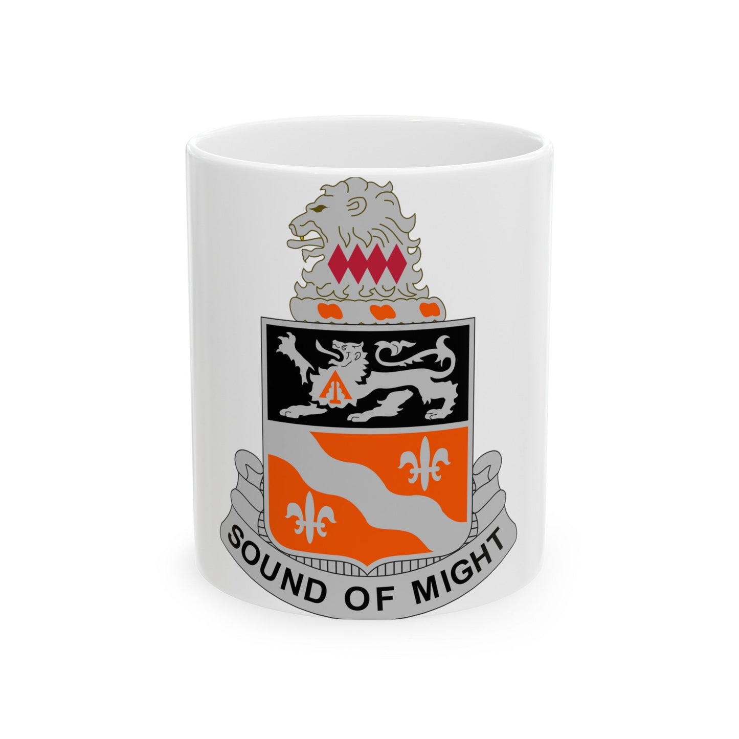 250 Signal Battalion (U.S. Army) White Coffee Mug-11oz-The Sticker Space