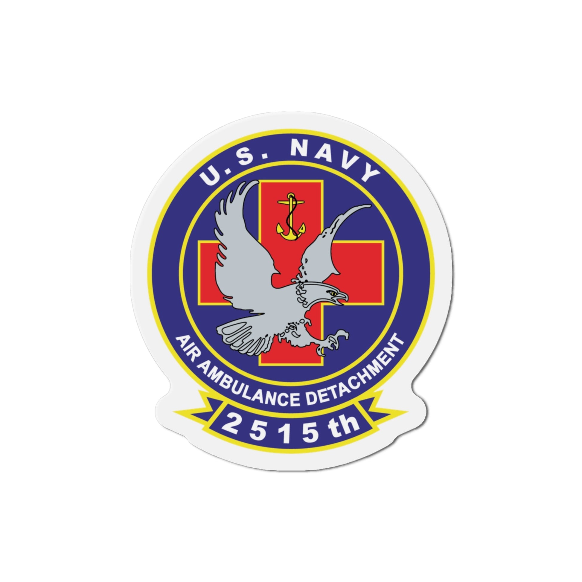 2515th AAD alt (U.S. Navy) Die-Cut Magnet-3" x 3"-The Sticker Space