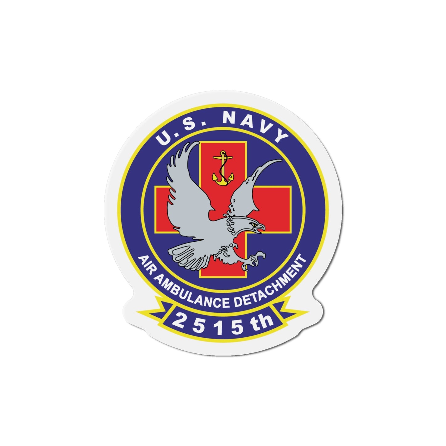 2515th AAD alt (U.S. Navy) Die-Cut Magnet-5" x 5"-The Sticker Space