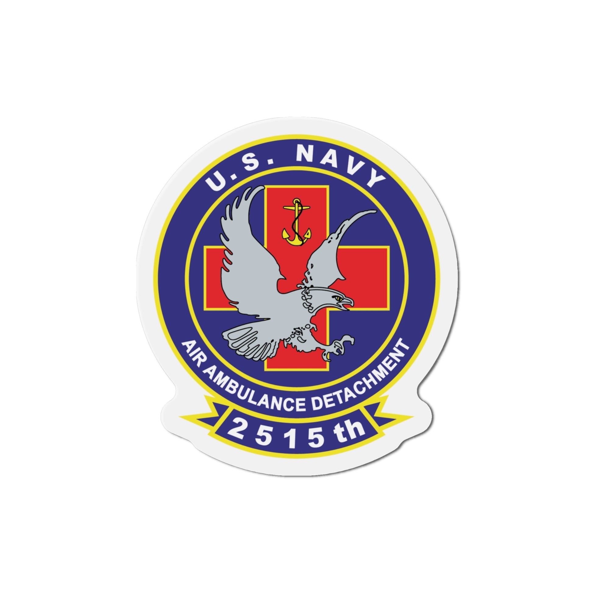 2515th AAD (U.S. Navy) Die-Cut Magnet-4" x 4"-The Sticker Space