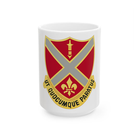 252nd Artillery Regiment (U.S. Army) White Coffee Mug-15oz-The Sticker Space