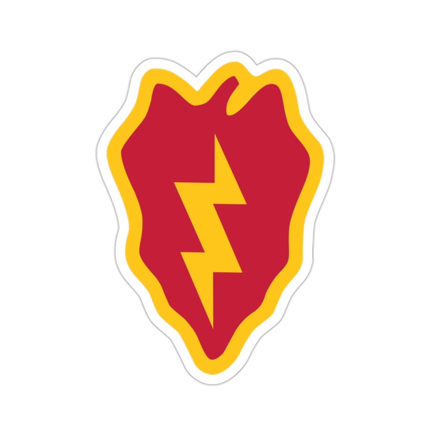 25th Infantry Division (U.S. Army) STICKER Vinyl Die-Cut Decal-2 Inch-The Sticker Space