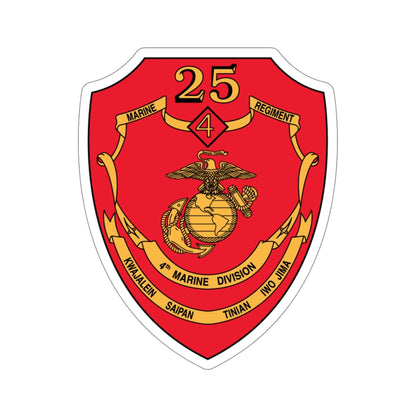 25th Marines Regiment (USMC) STICKER Vinyl Die-Cut Decal-5 Inch-The Sticker Space