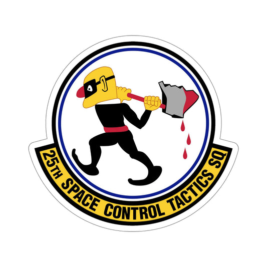 25th Space Control Tactics Squadron (U.S. Air Force) STICKER Vinyl Die-Cut Decal-6 Inch-The Sticker Space