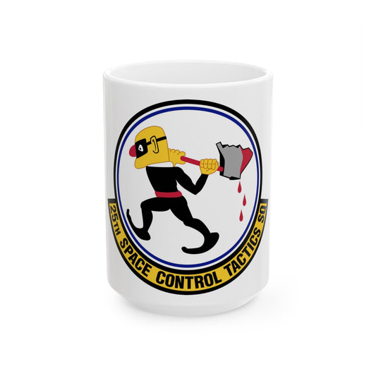 25th Space Control Tactics Squadron (U.S. Air Force) White Coffee Mug-15oz-The Sticker Space