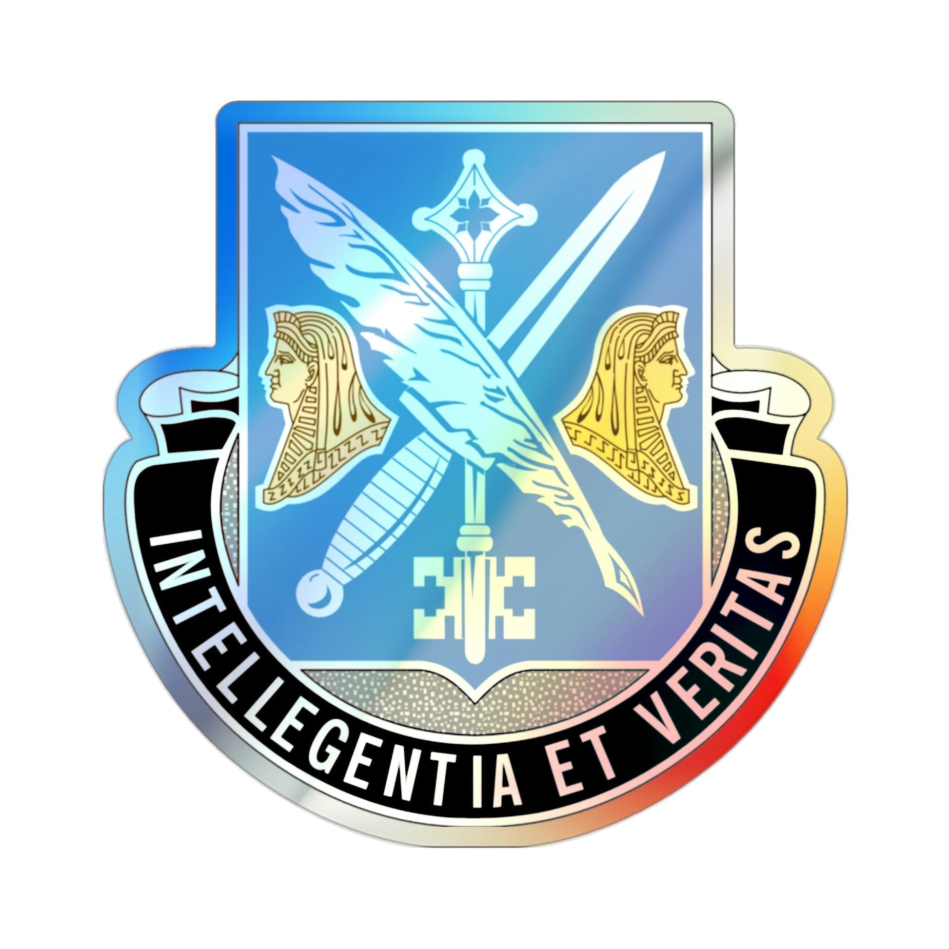 260 Military Intelligence Battalion (U.S. Army) Holographic STICKER Die-Cut Vinyl Decal-2 Inch-The Sticker Space
