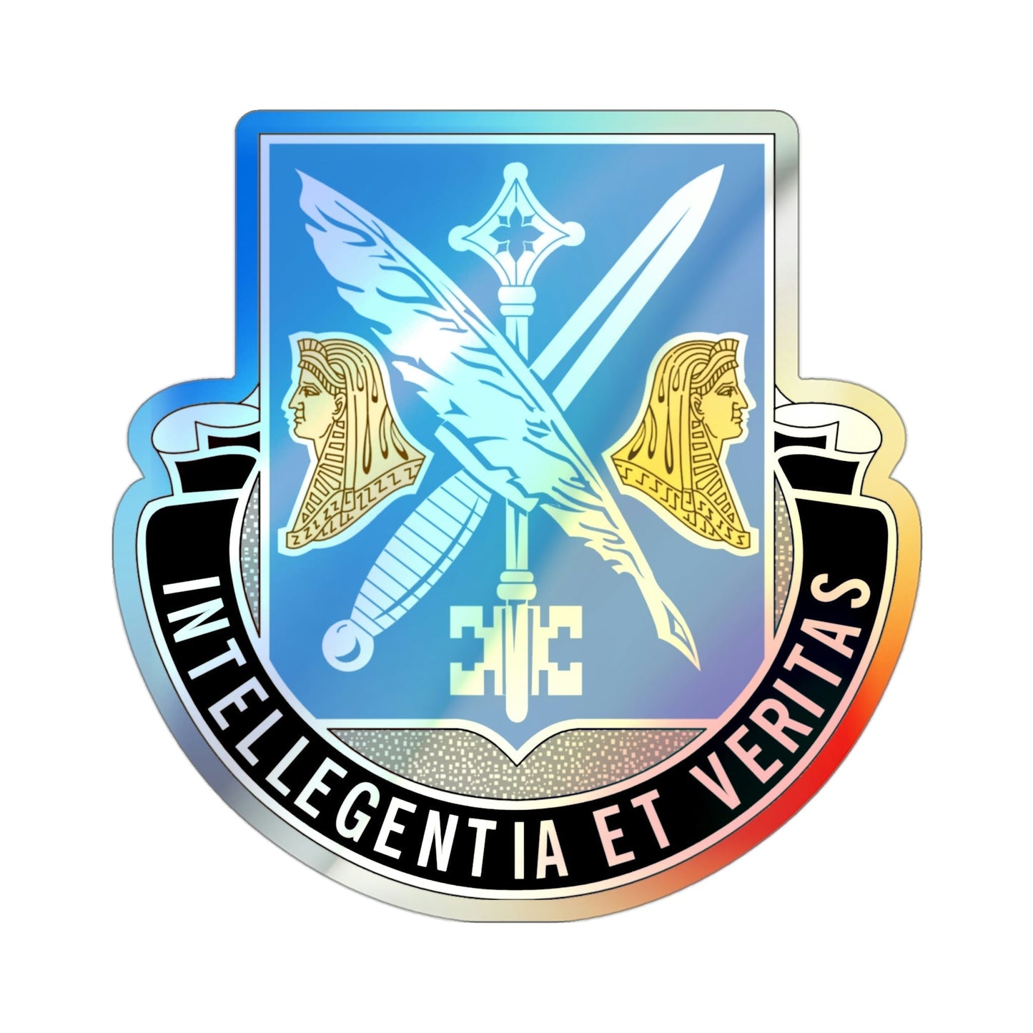 260 Military Intelligence Battalion (U.S. Army) Holographic STICKER Die-Cut Vinyl Decal-3 Inch-The Sticker Space