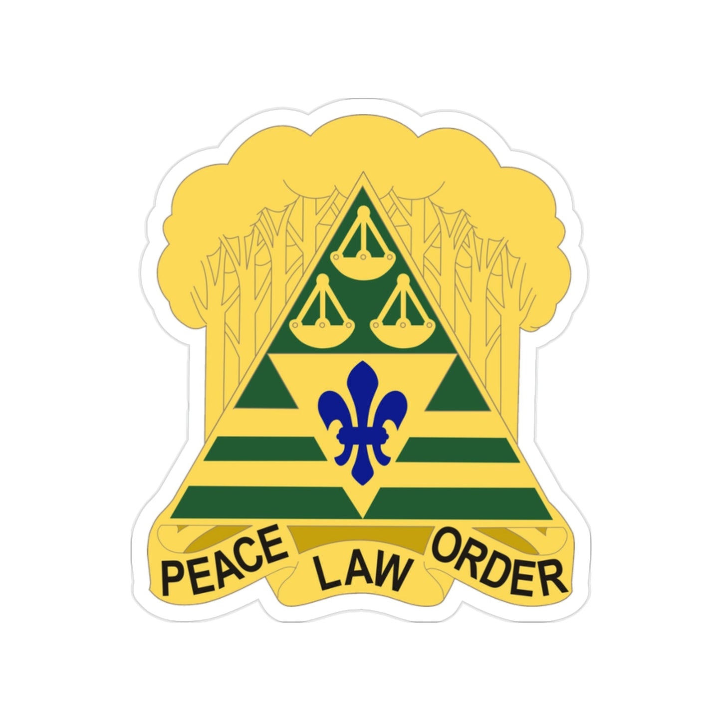 260 Military Police Command 2 (U.S. Army) Transparent STICKER Die-Cut Vinyl Decal-2 Inch-The Sticker Space