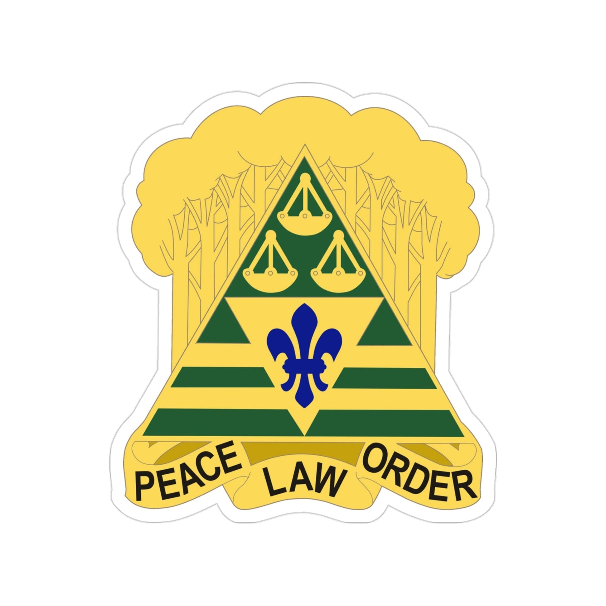 260 Military Police Command 2 (U.S. Army) Transparent STICKER Die-Cut Vinyl Decal-3 Inch-The Sticker Space