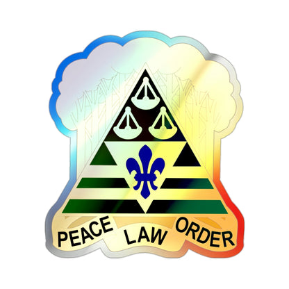 260 Military Police Command v2 (U.S. Army) Holographic STICKER Die-Cut Vinyl Decal-2 Inch-The Sticker Space