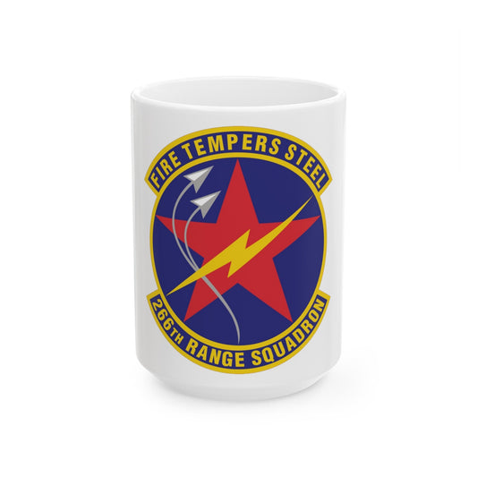 266th Range Squadron (U.S. Air Force) White Coffee Mug-15oz-The Sticker Space