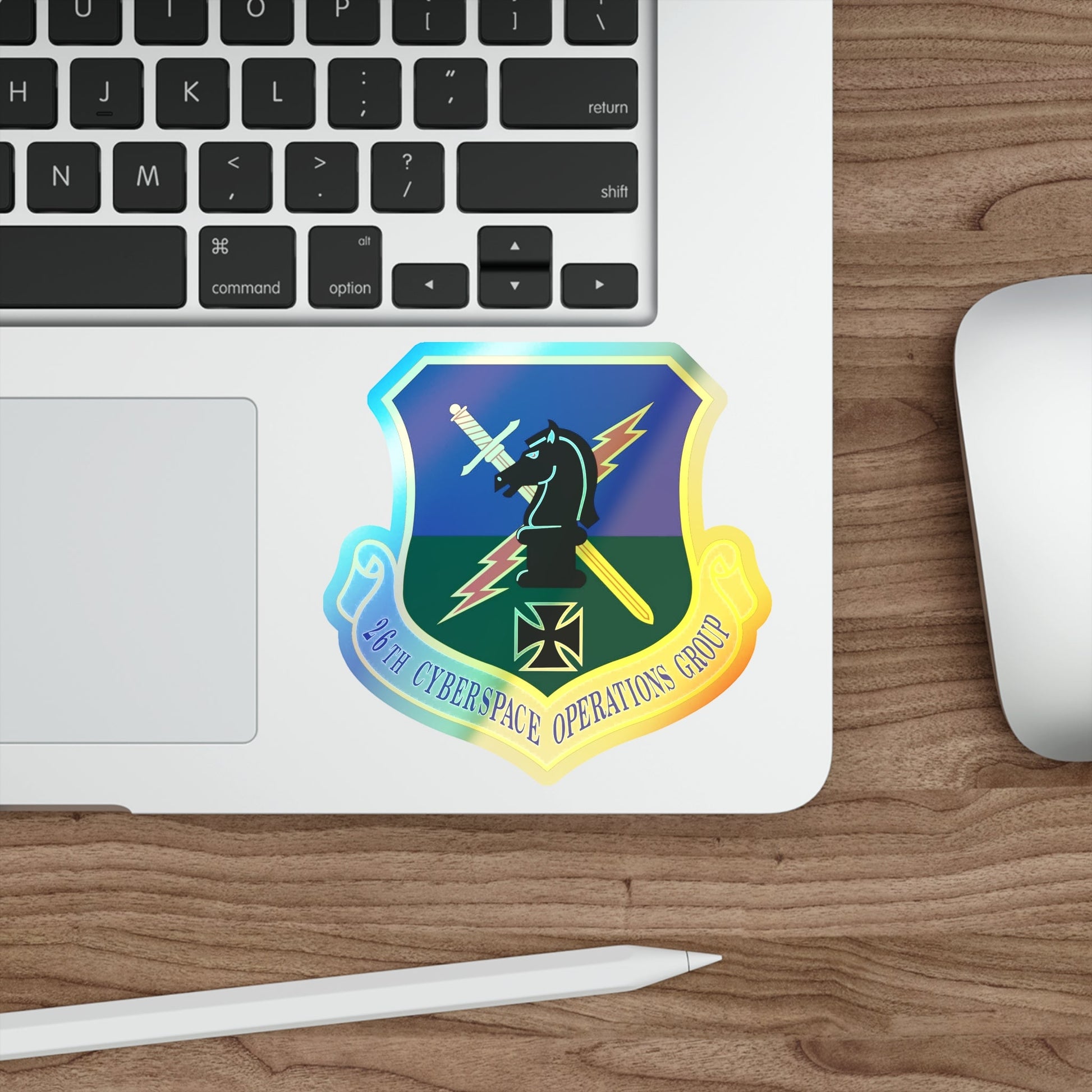 26th Cyberspace Operations Group (U.S. Air Force) Holographic STICKER Die-Cut Vinyl Decal-The Sticker Space