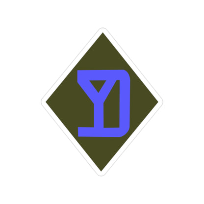 26th Infantry Division (U.S. Army) Transparent STICKER Die-Cut Vinyl Decal-2 Inch-The Sticker Space