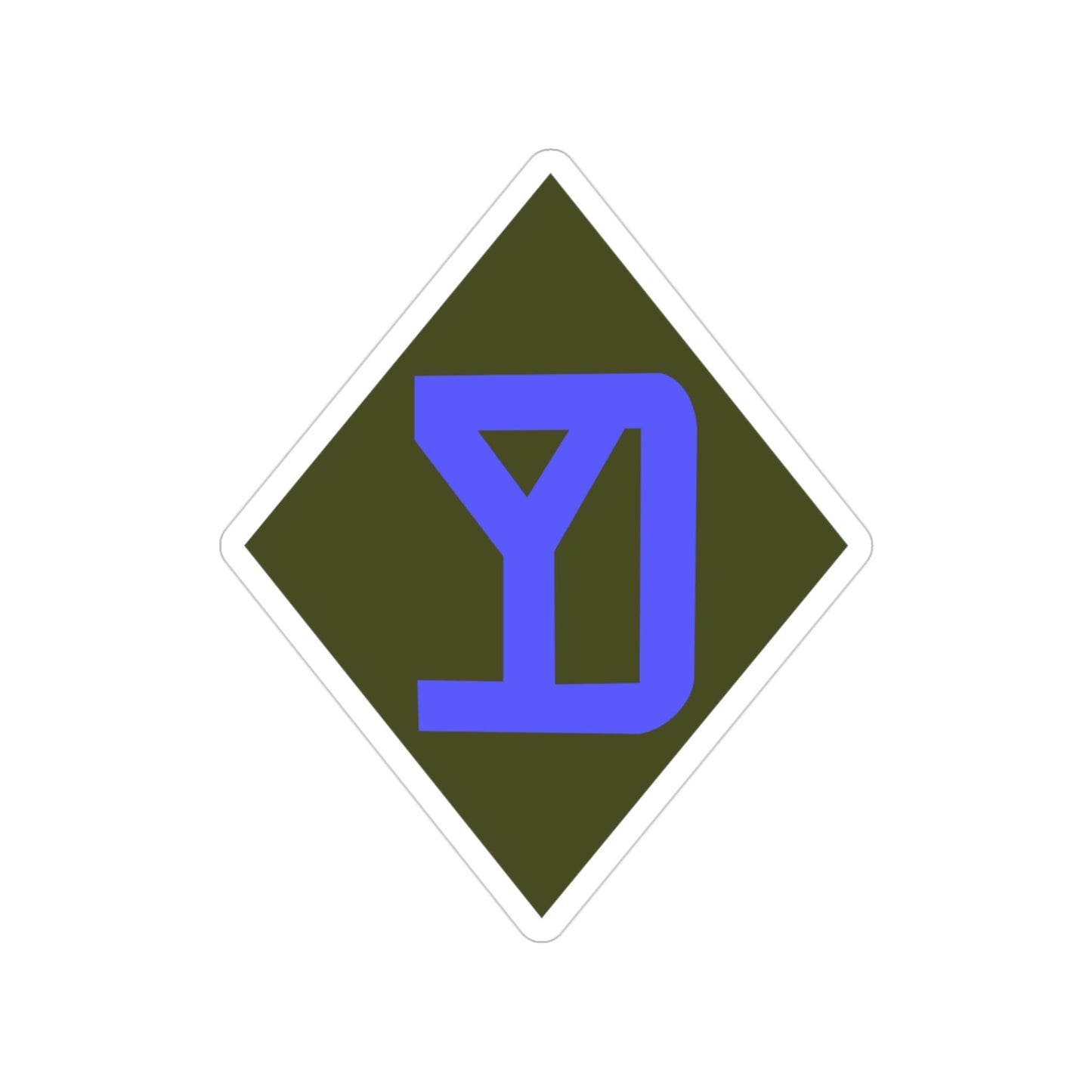 26th Infantry Division (U.S. Army) Transparent STICKER Die-Cut Vinyl Decal-3 Inch-The Sticker Space