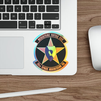 26th Space Aggressor Squadron (U.S. Air Force) Holographic STICKER Die-Cut Vinyl Decal-The Sticker Space